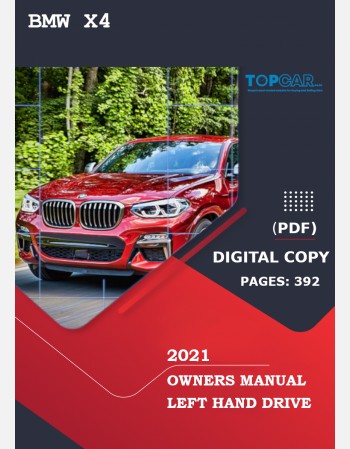bmw x4 2021 owners manual